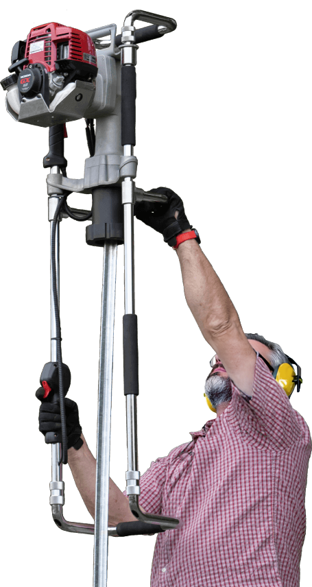 Extension handle in-use